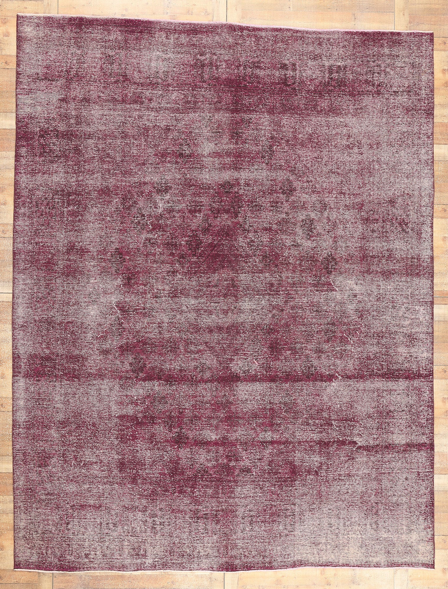 10 x 13 Vintage Turkish Overdyed Rug 60696