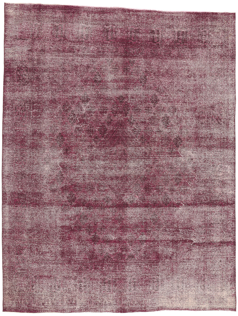 10 x 13 Vintage Turkish Overdyed Rug 60696
