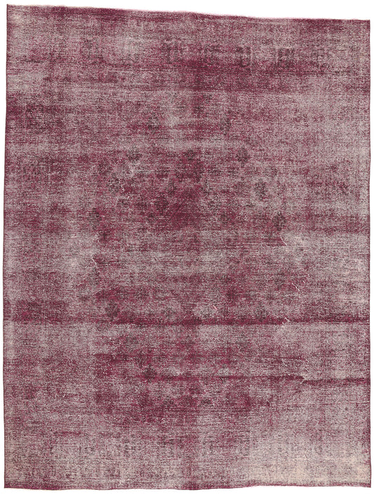 10 x 13 Vintage Turkish Overdyed Rug 60696