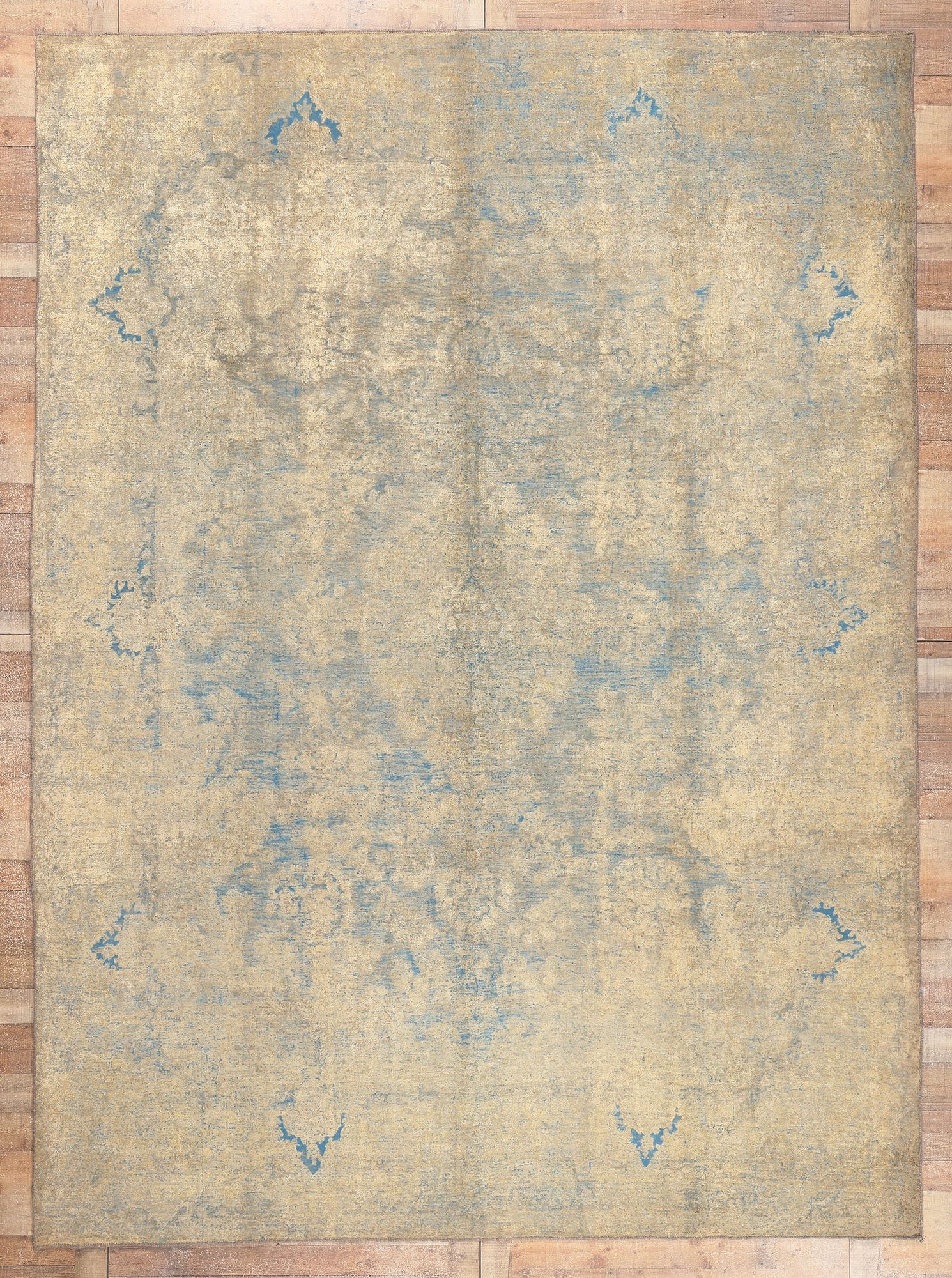 10 x 13 Vintage Turkish Overdyed Rug 60786