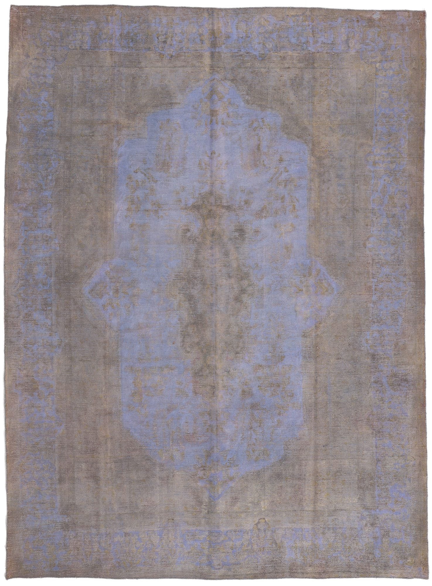 10 x 13 Vintage Turkish Overdyed Rug 60784