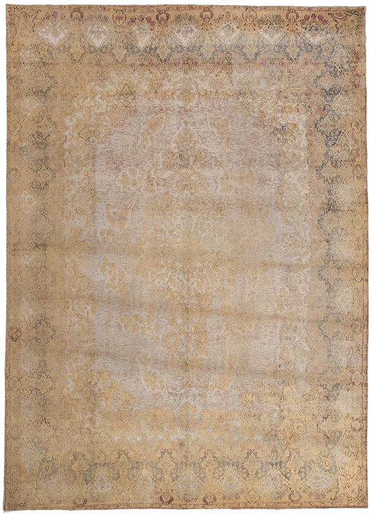 10 x 13 Vintage Turkish Overdyed Rug 60766
