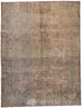 10 x 13 Vintage Turkish Overdyed Rug 60724