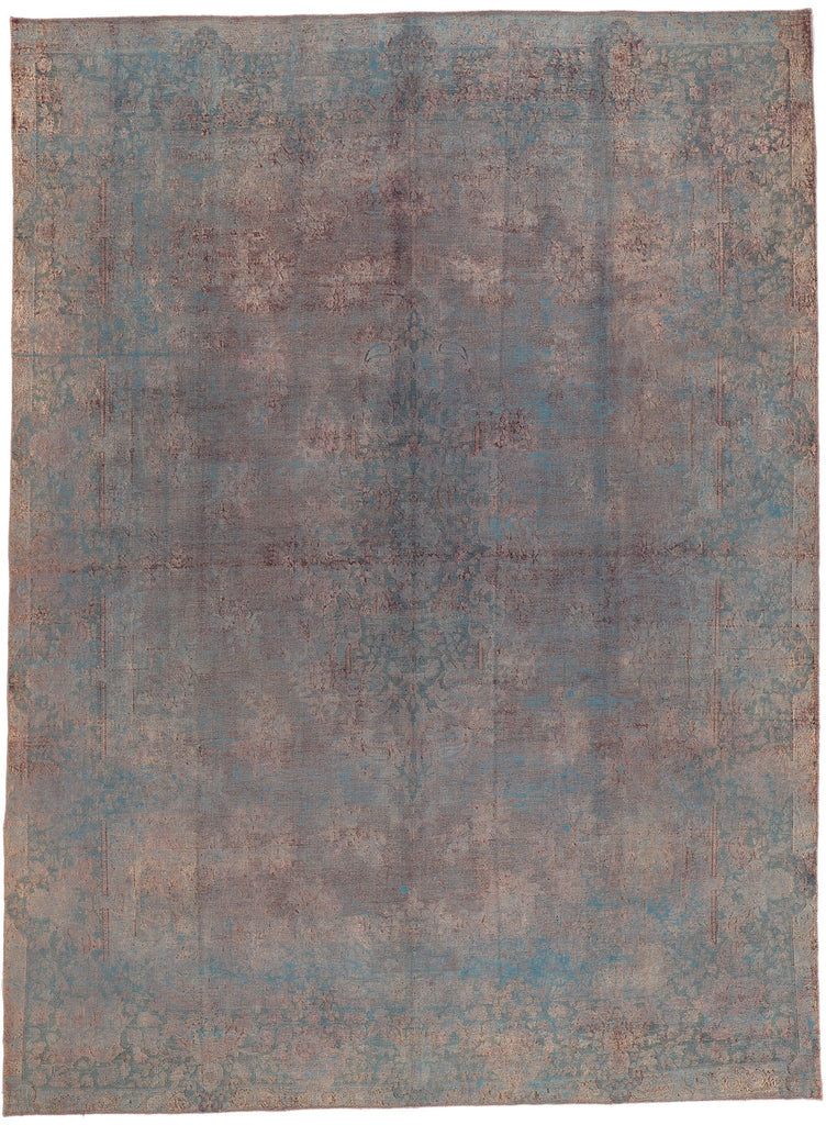 10 x 13 Vintage Turkish Overdyed Rug 60612