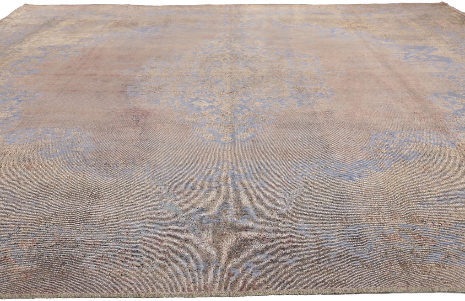 10 x 13 Vintage Turkish Overdyed Rug 60768