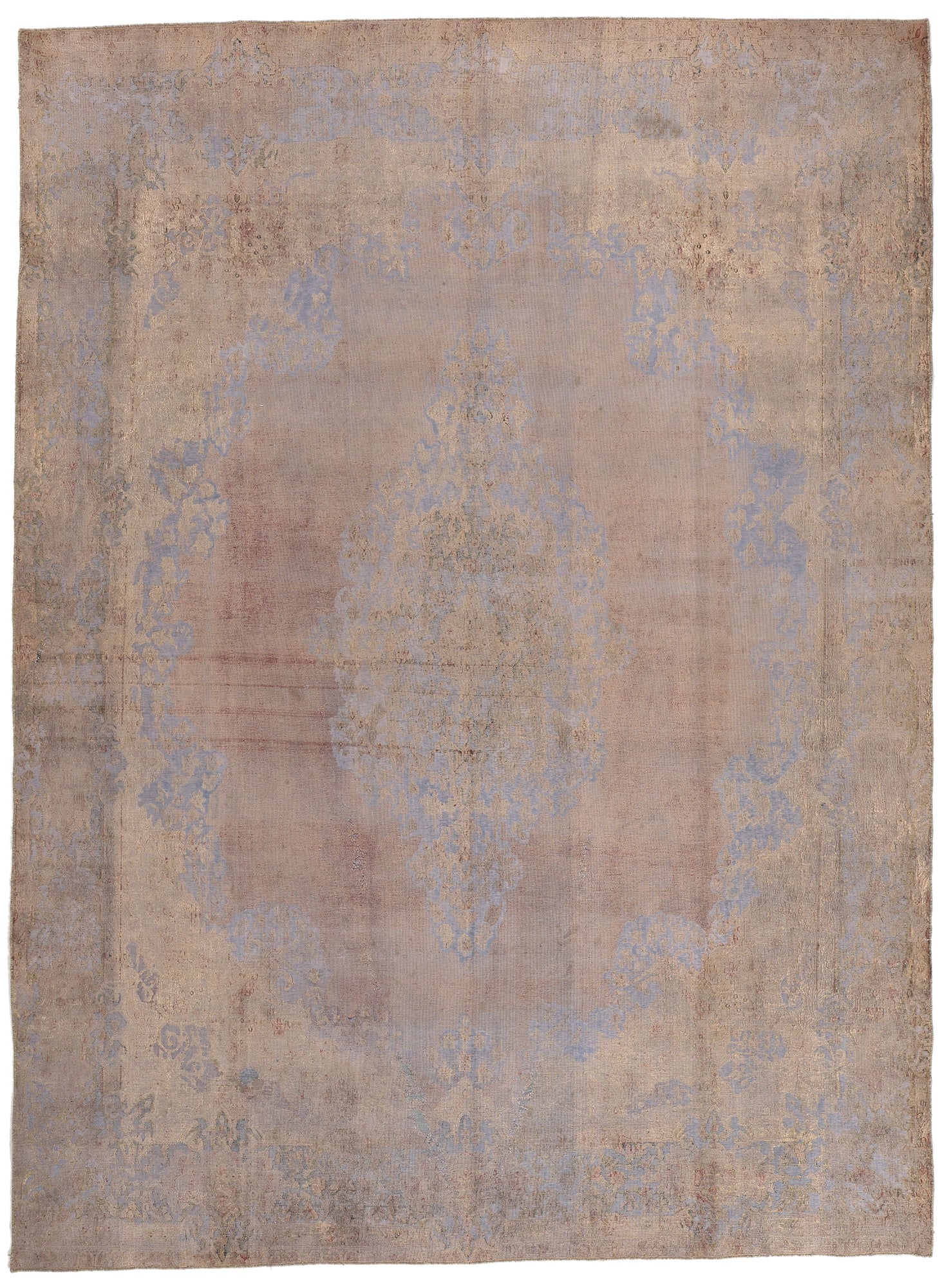 10 x 13 Vintage Turkish Overdyed Rug 60768