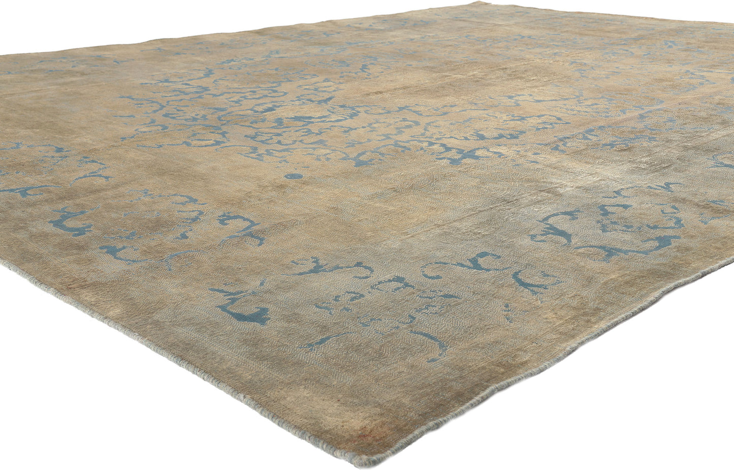 10 x 13 Vintage Turkish Overdyed Rug 60620