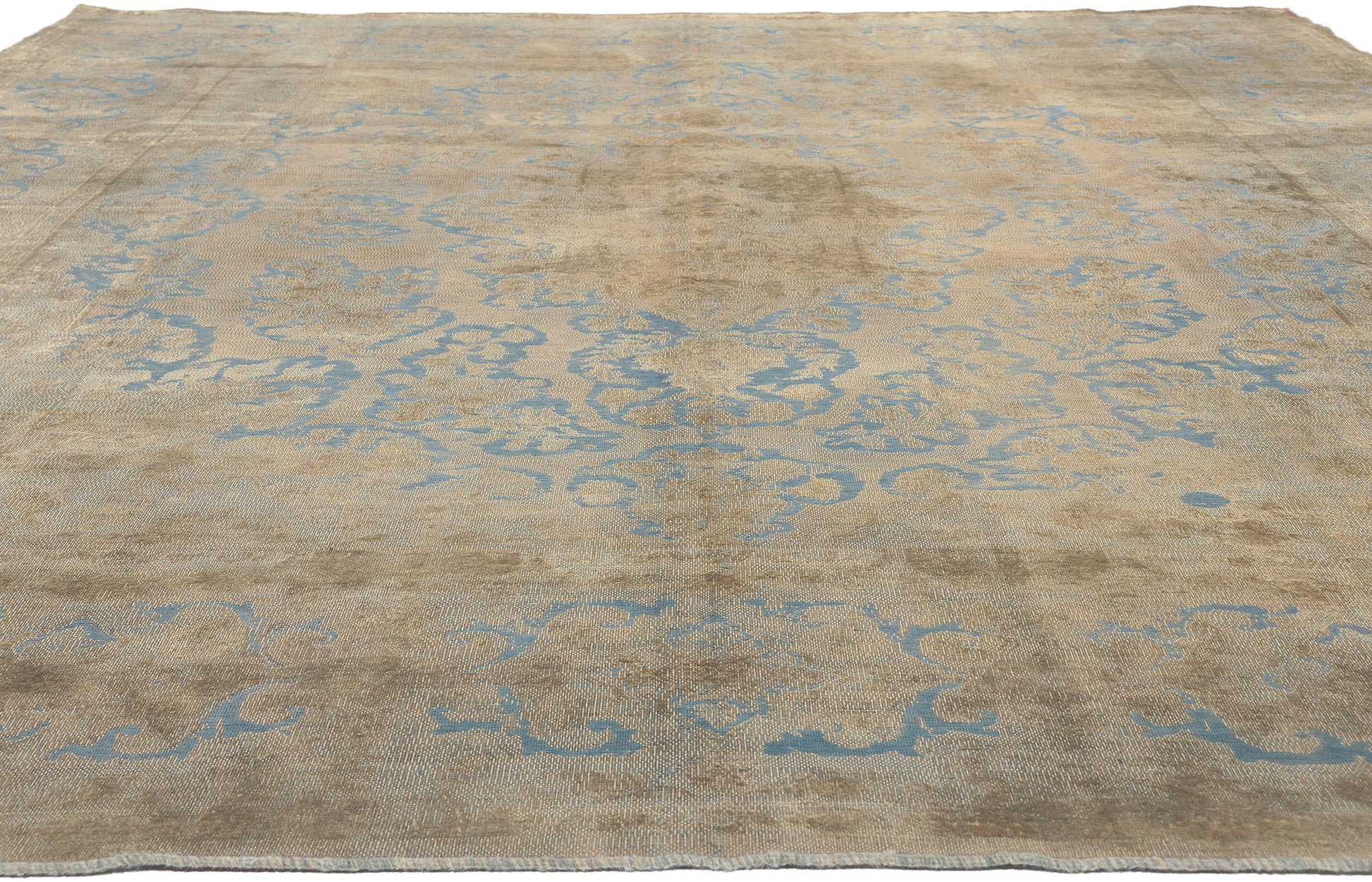 10 x 13 Vintage Turkish Overdyed Rug 60620