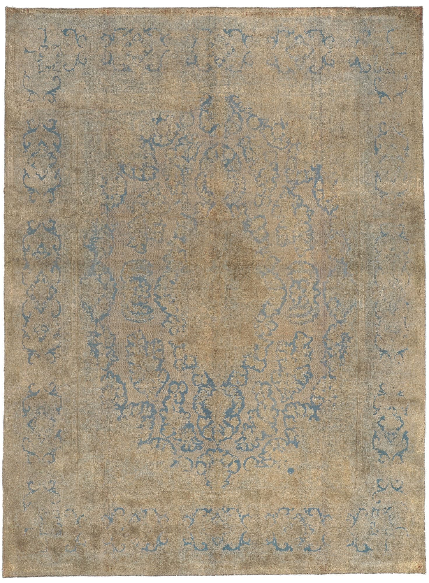 10 x 13 Vintage Turkish Overdyed Rug 60620