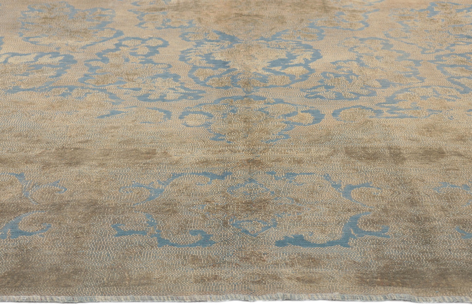 10 x 13 Vintage Turkish Overdyed Rug 60620