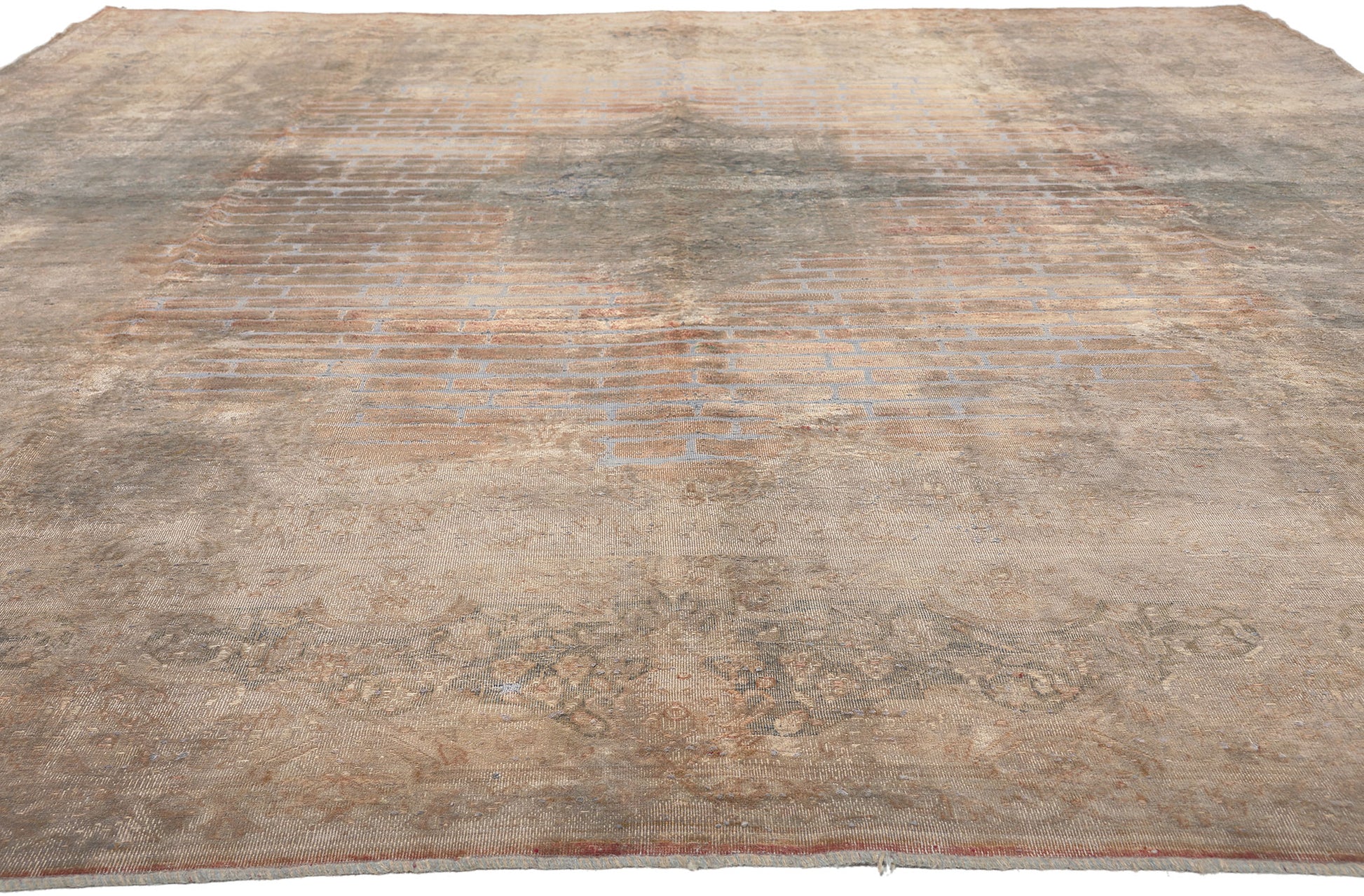 10 x 14 Vintage Turkish Overdyed Rug 60621