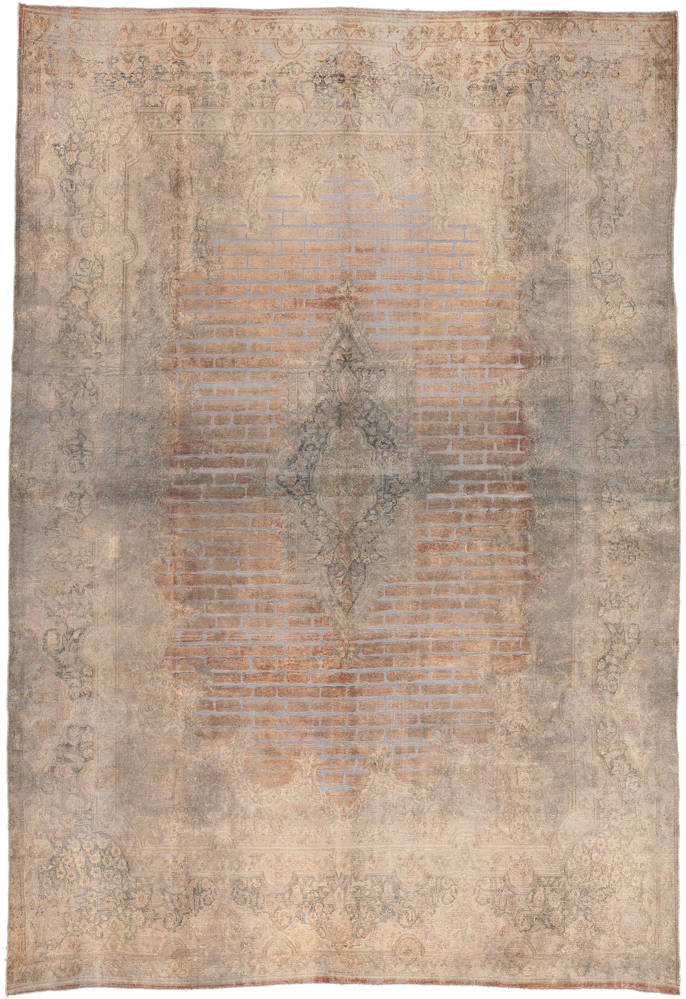 10 x 14 Vintage Turkish Overdyed Rug 60621