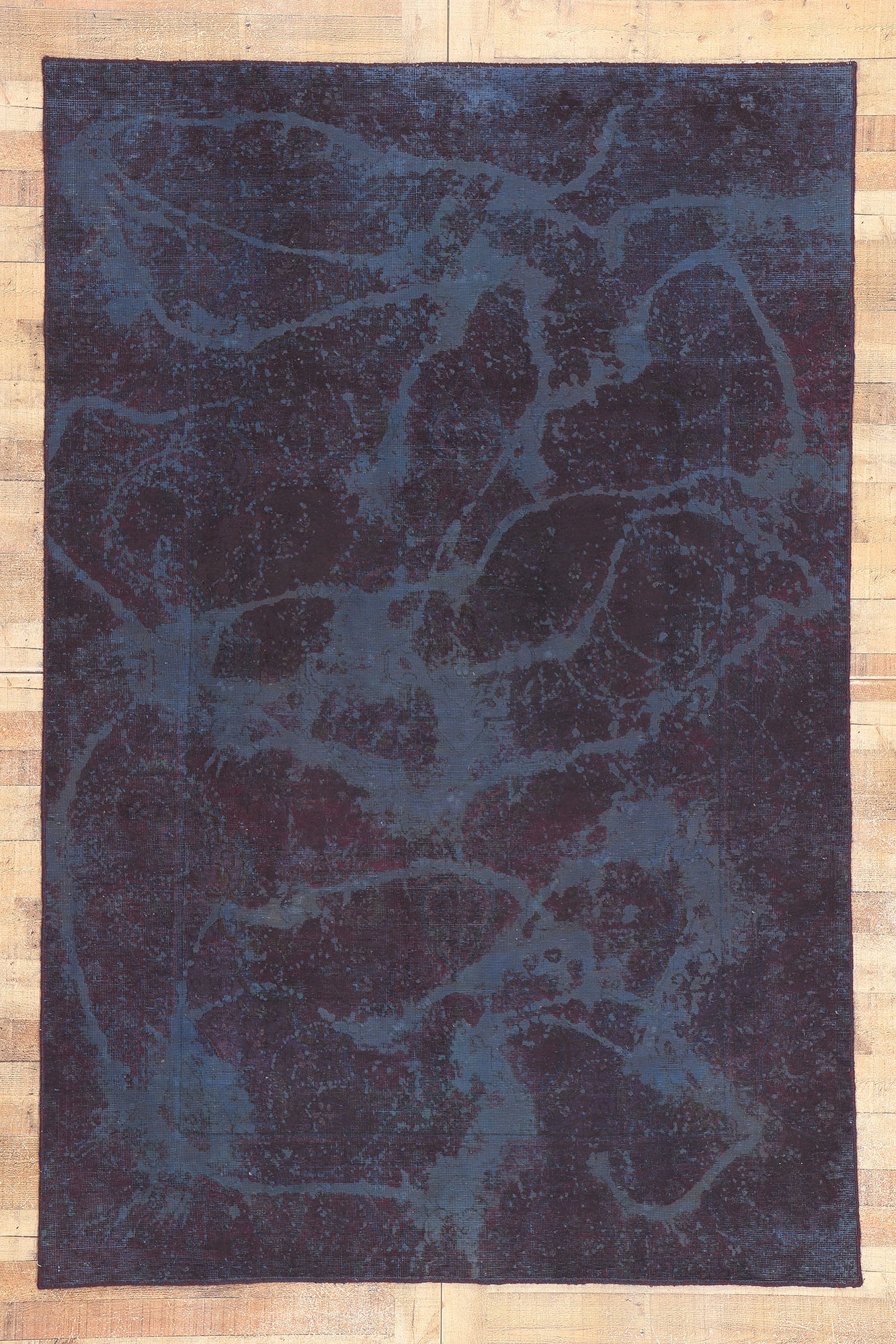 6 x 9 Vintage Turkish Overdyed Rug 60776