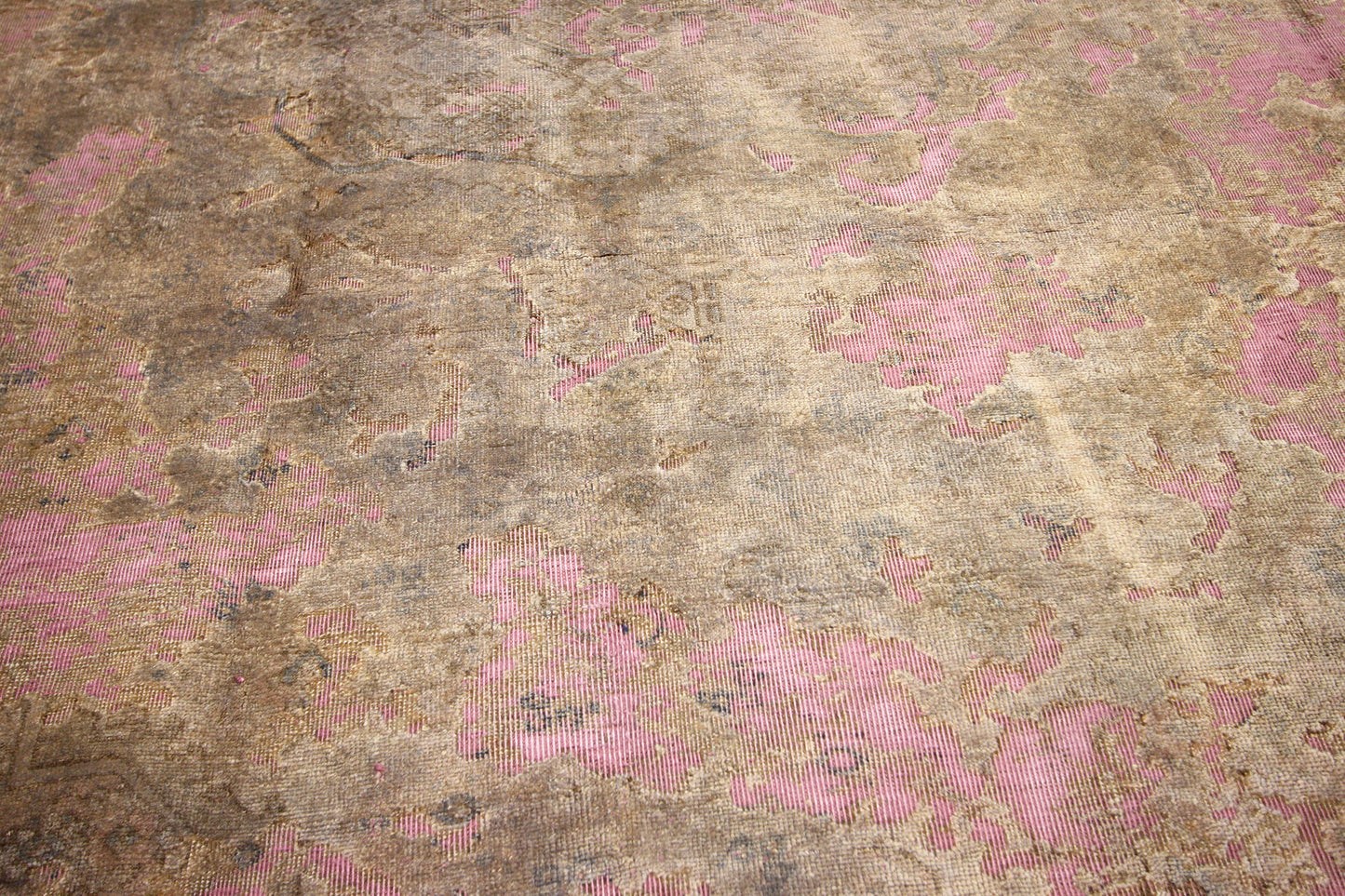 7 x 10 Vintage Distressed Overdyed Rug 60730