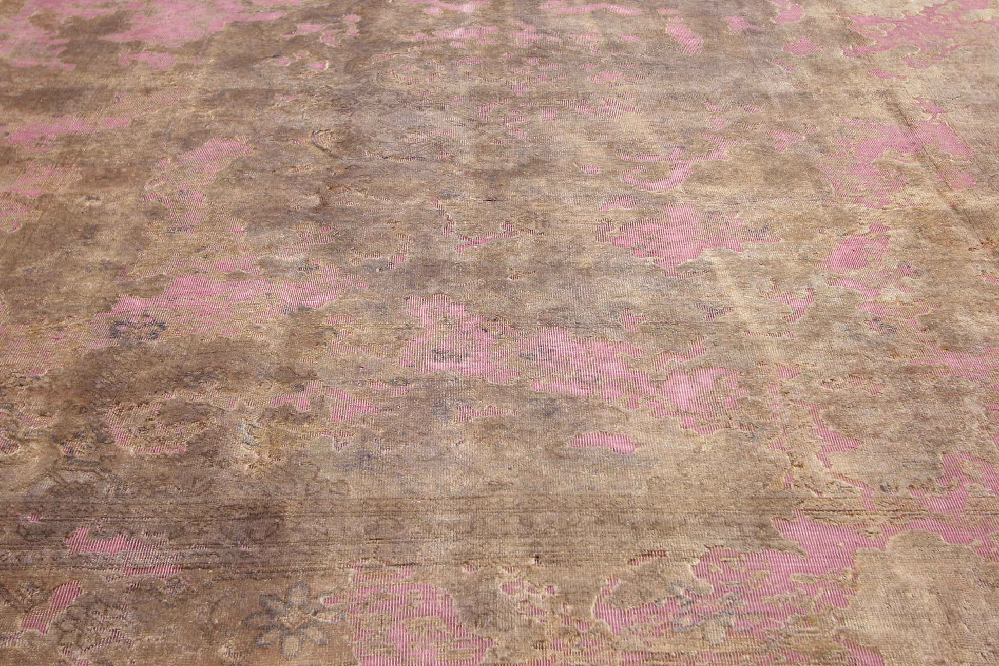 7 x 10 Vintage Distressed Overdyed Rug 60730