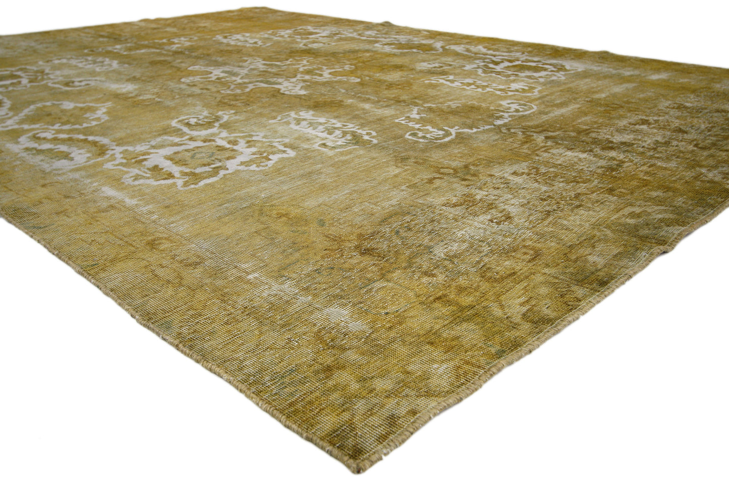 8 x 11 Vintage Turkish Overdyed Rug 60733