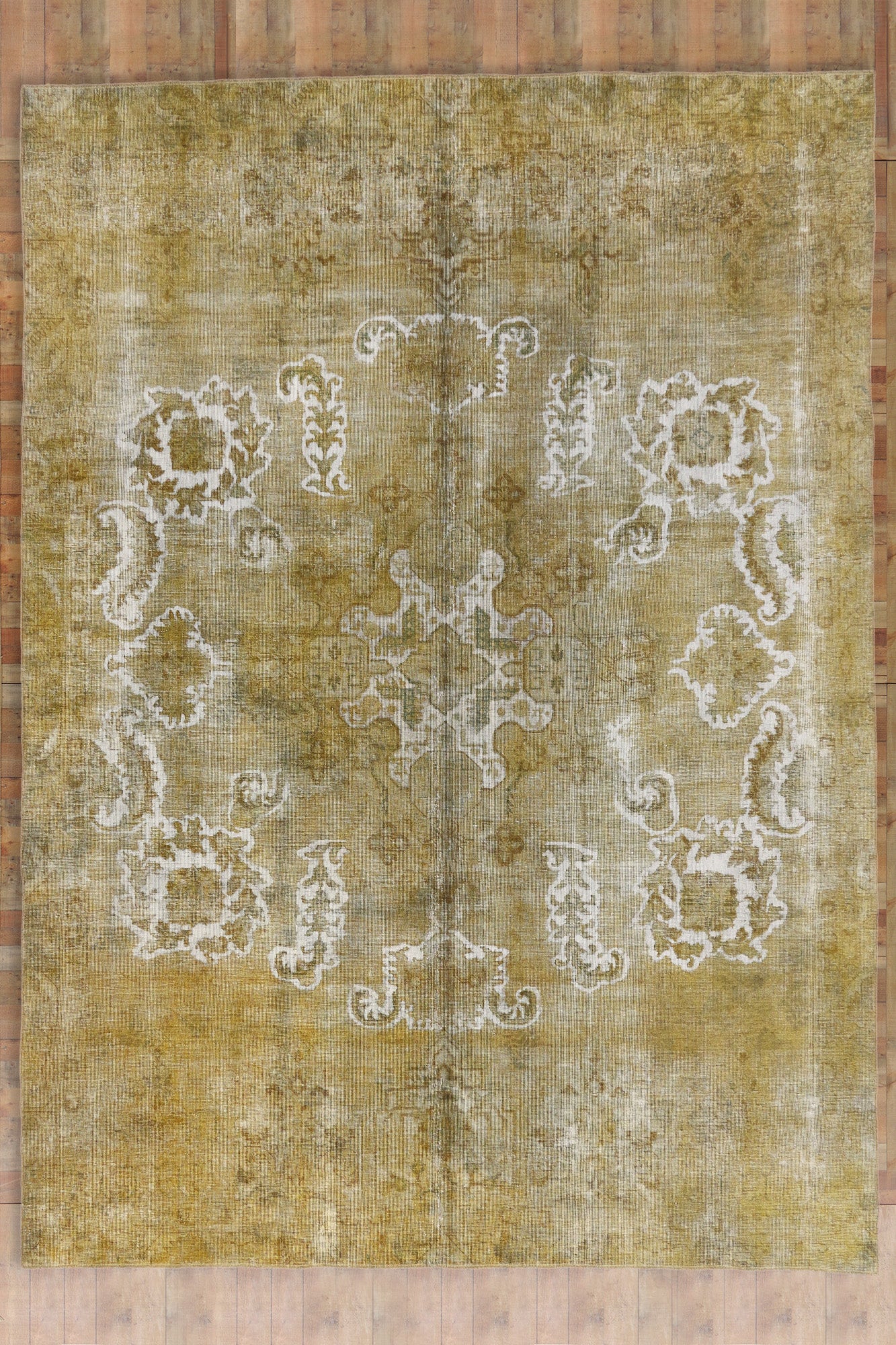 8 x 11 Vintage Turkish Overdyed Rug 60733