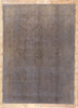 8 x 11 Vintage Turkish Overdyed Rug 60614