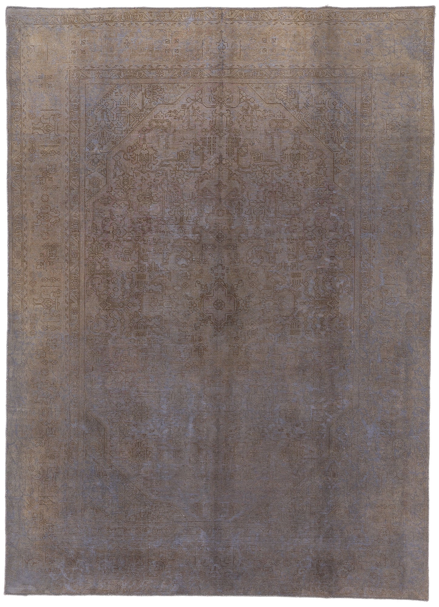 8 x 11 Vintage Turkish Overdyed Rug 60614