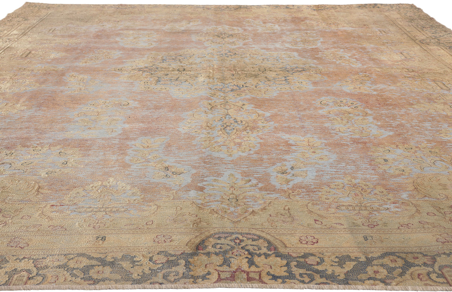 8 x 12 Vintage Turkish Overdyed Rug 60771