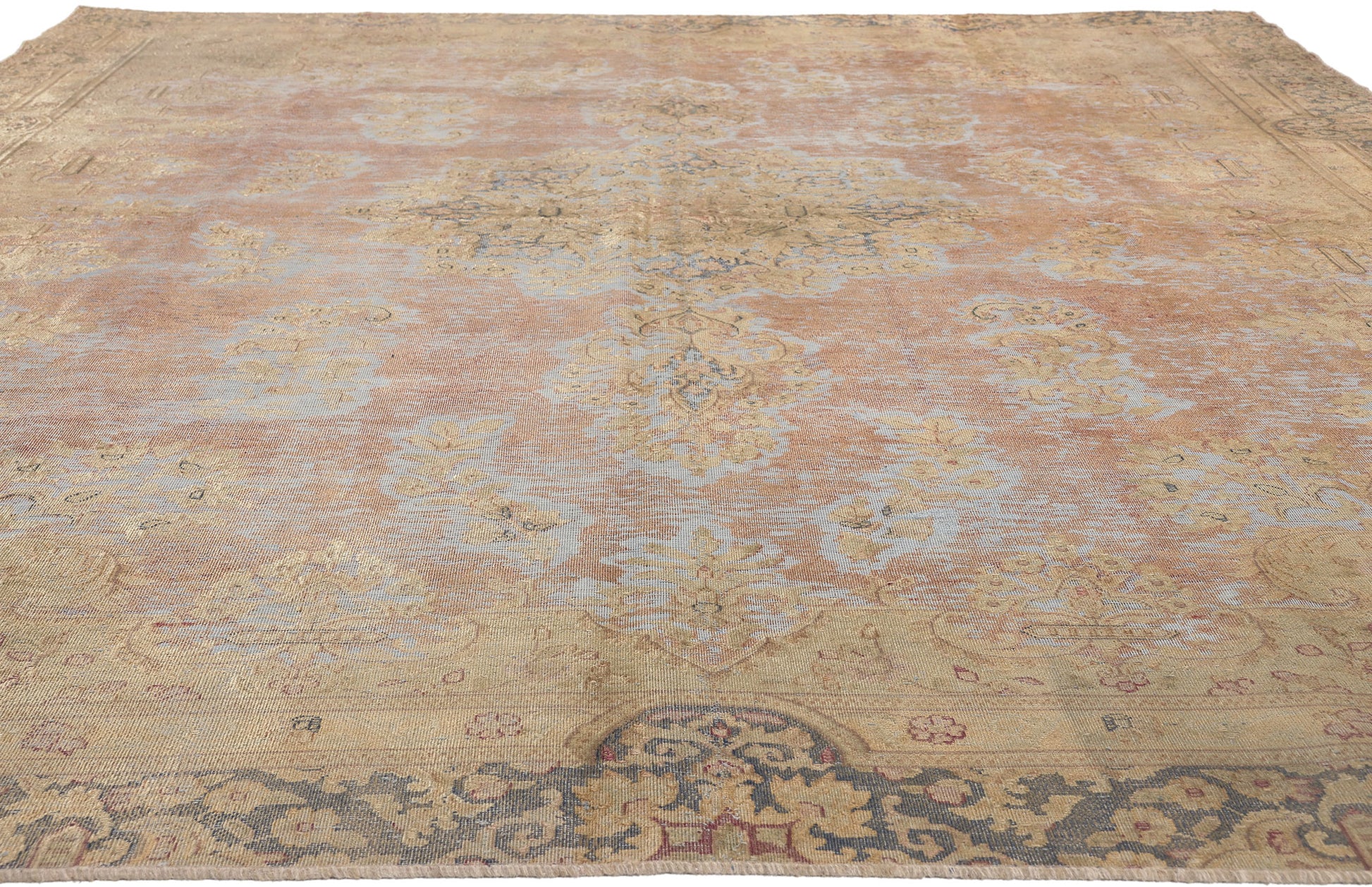 8 x 12 Vintage Turkish Overdyed Rug 60771