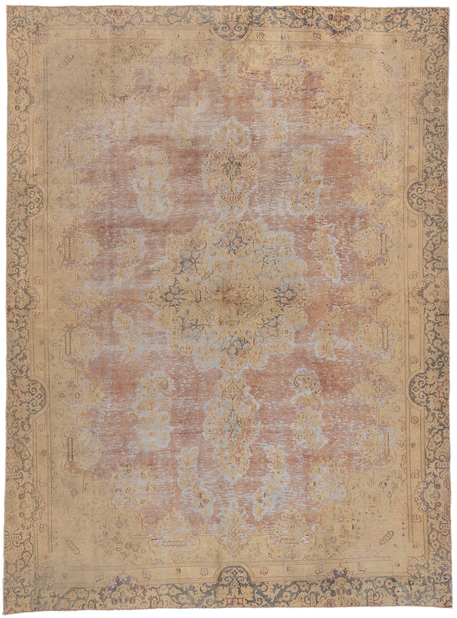 8 x 12 Vintage Turkish Overdyed Rug 60771