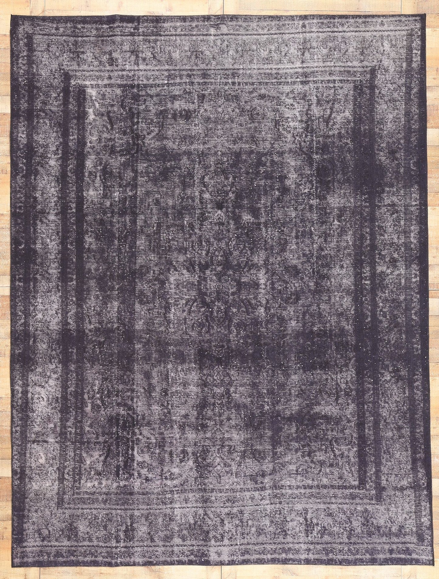 9 x 12 Vintage Turkish Overdyed Rug 60692