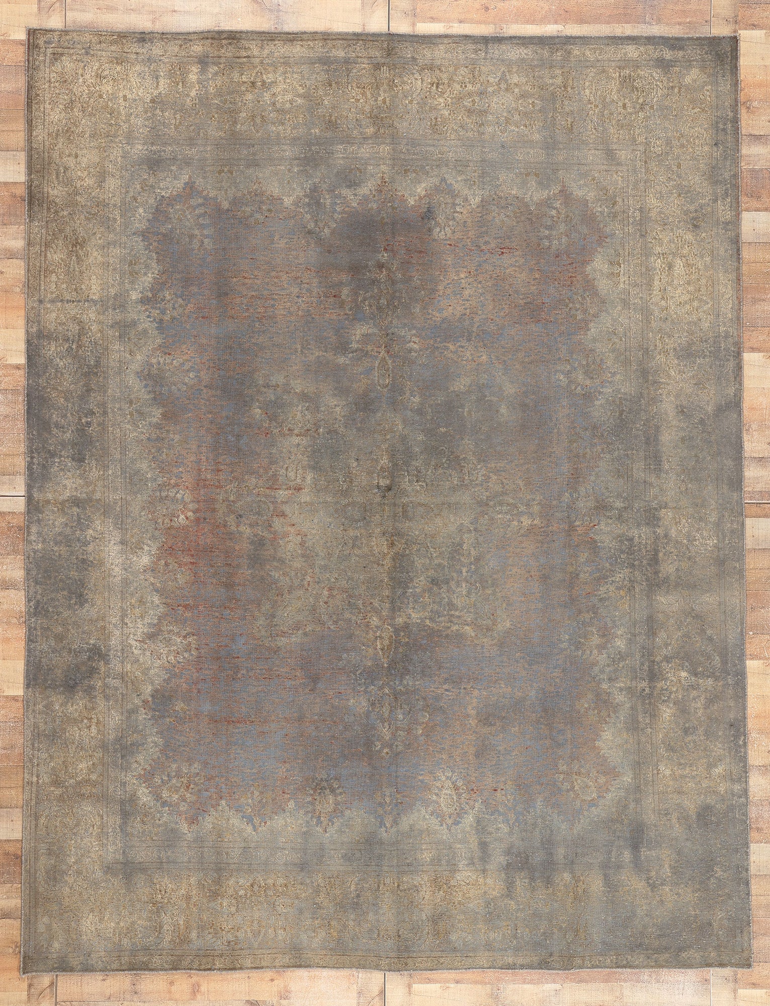 9 x 12 Vintage Turkish Overdyed Rug 60764