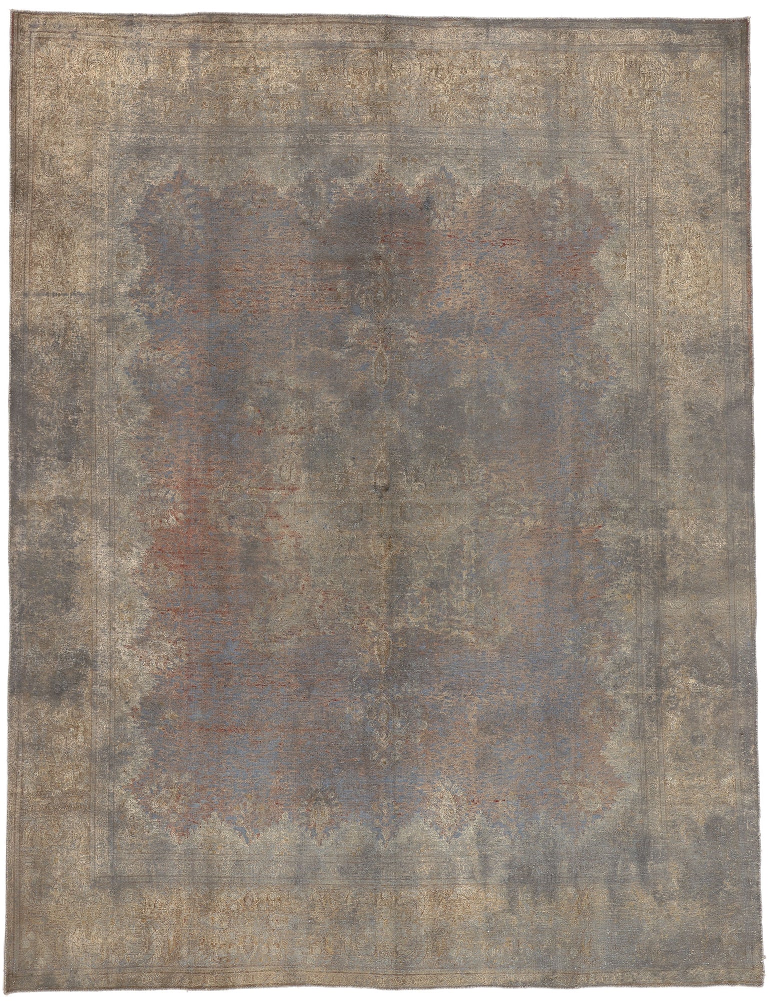 9 x 12 Vintage Turkish Overdyed Rug 60764