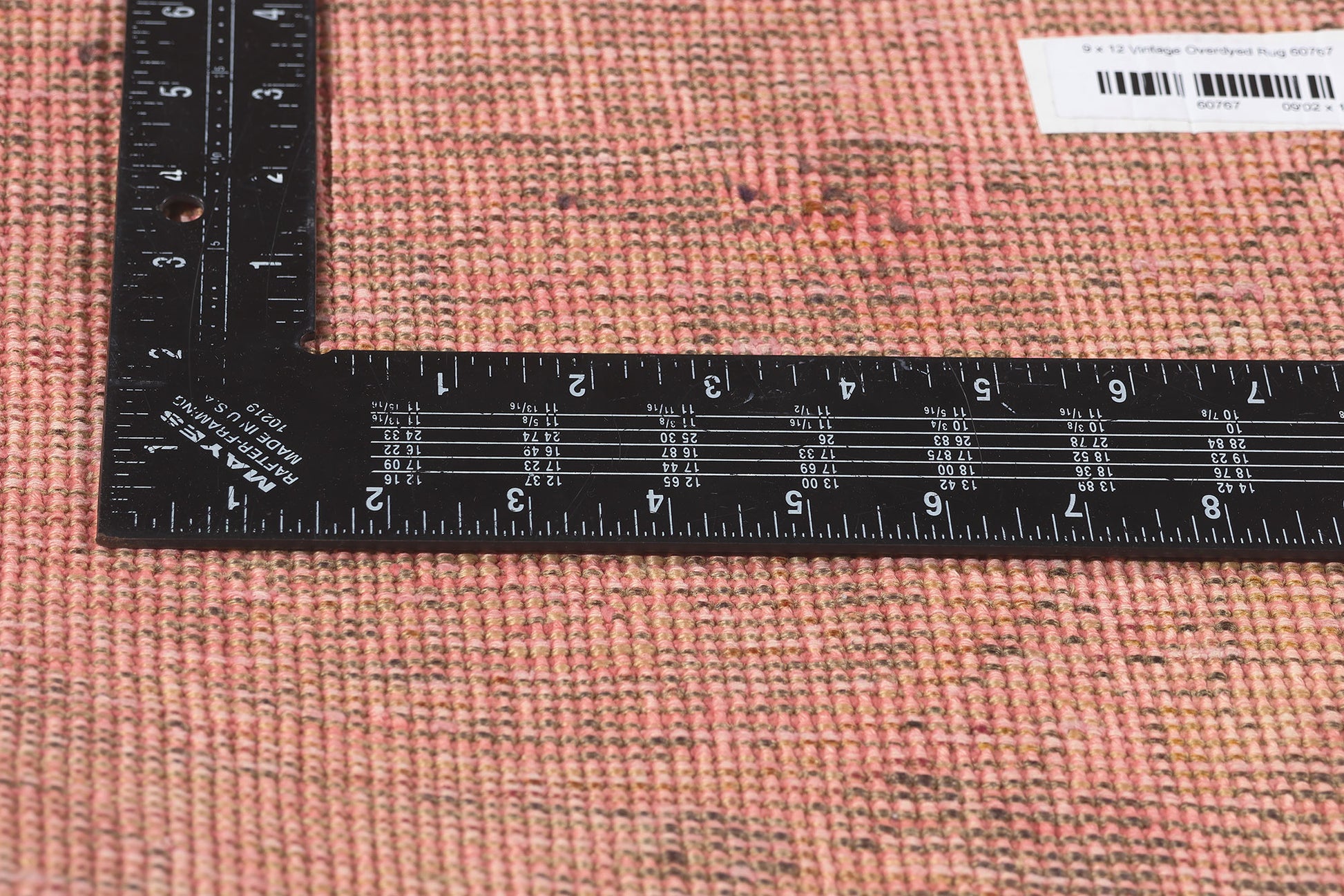 9 x 12 Vintage Turkish Overdyed Rug 60767