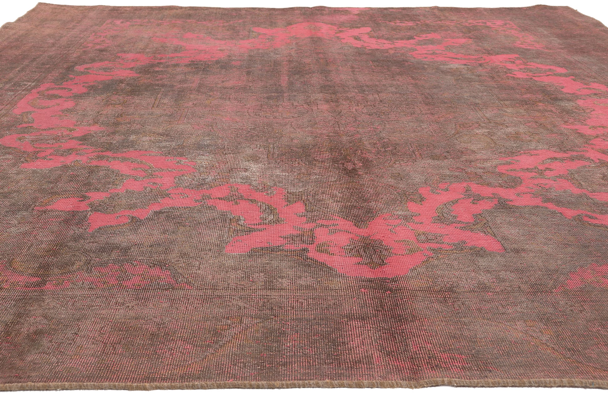 9 x 12 Vintage Turkish Overdyed Rug 60767