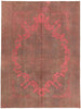 9 x 12 Vintage Turkish Overdyed Rug 60767