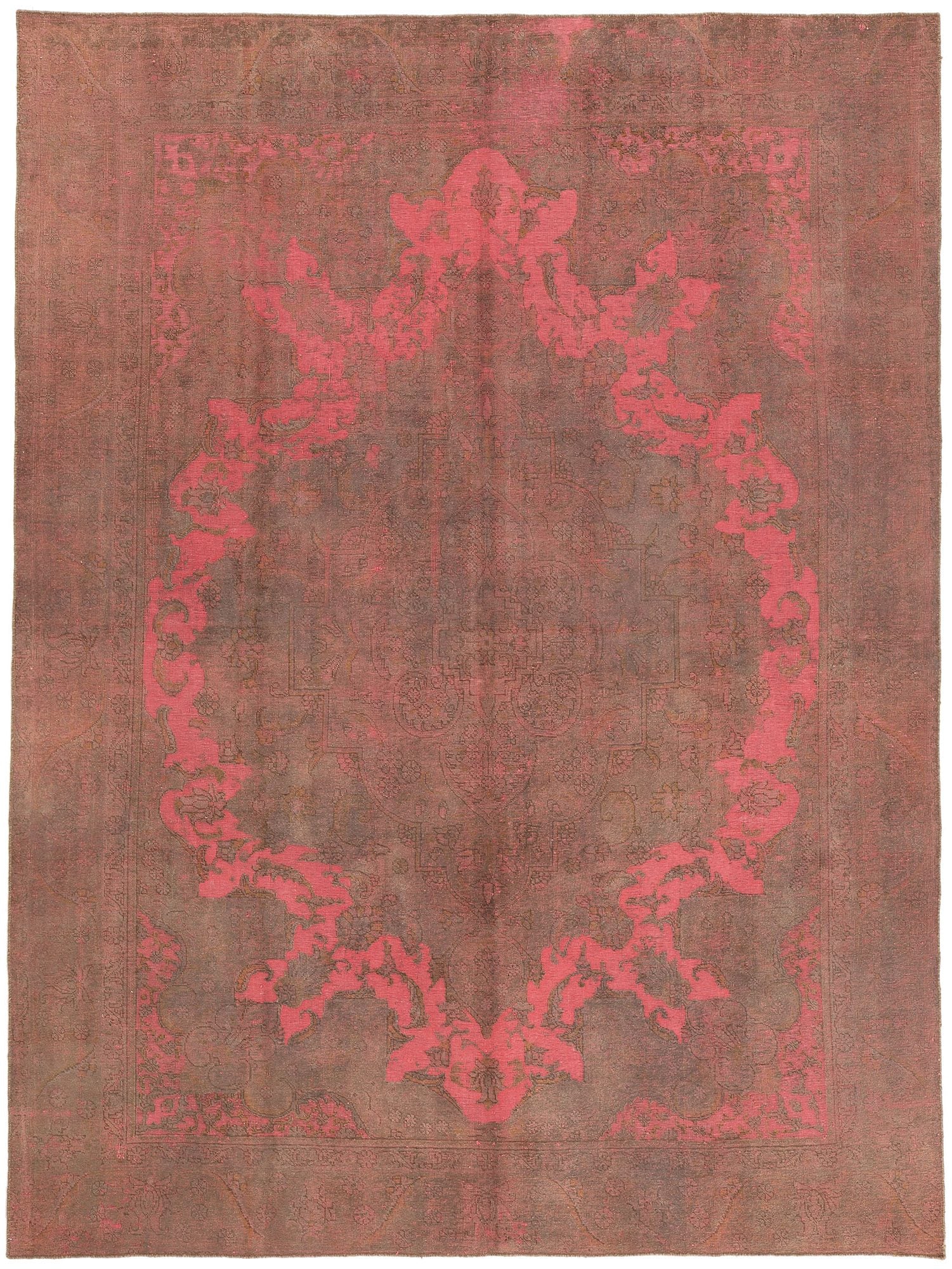9 x 12 Vintage Turkish Overdyed Rug 60767