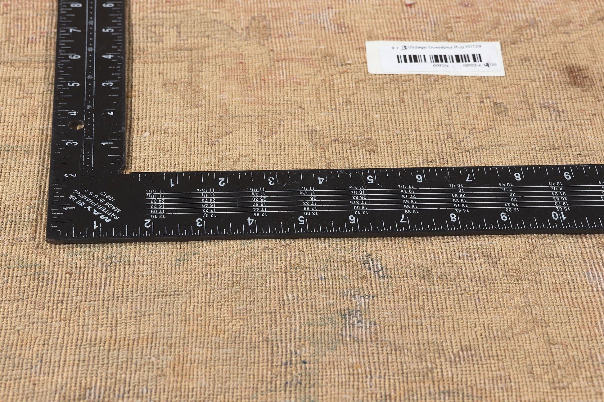 9 x 13 Vintage Turkish Overdyed Rug 60729