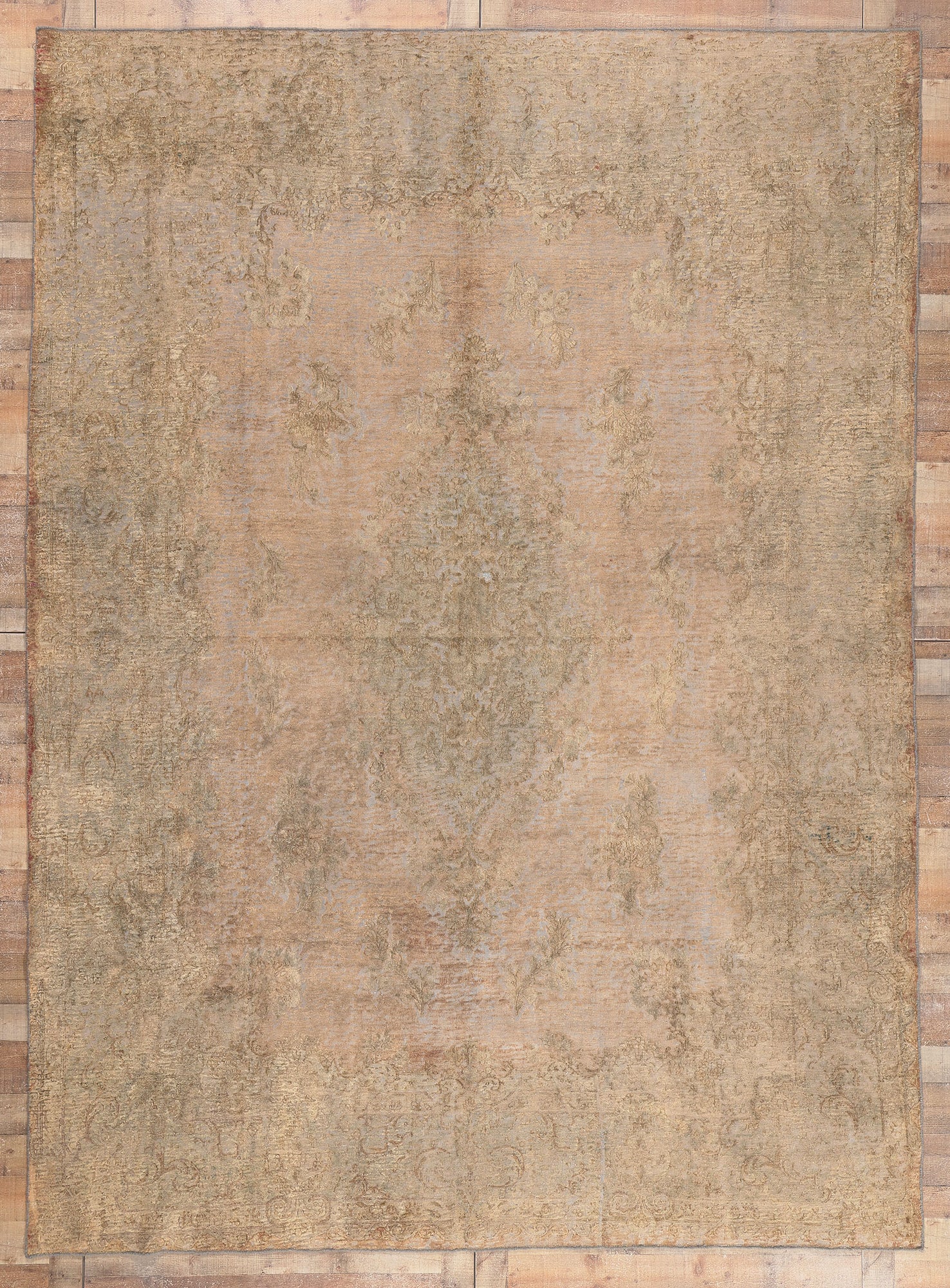 9 x 13 Vintage Turkish Overdyed Rug 60729