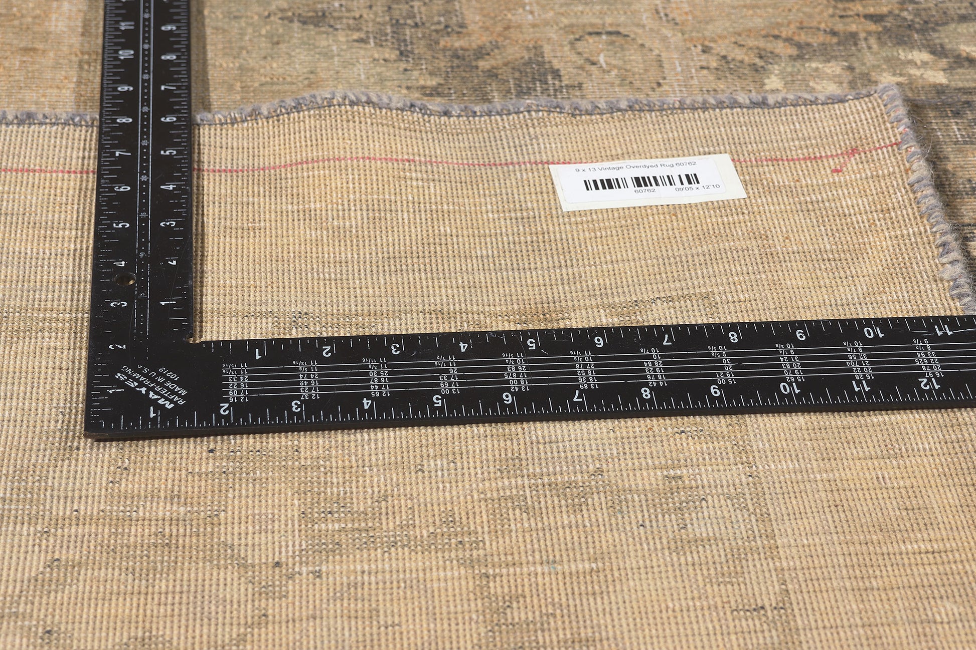 9 x 13 Vintage Turkish Overdyed Rug 60762