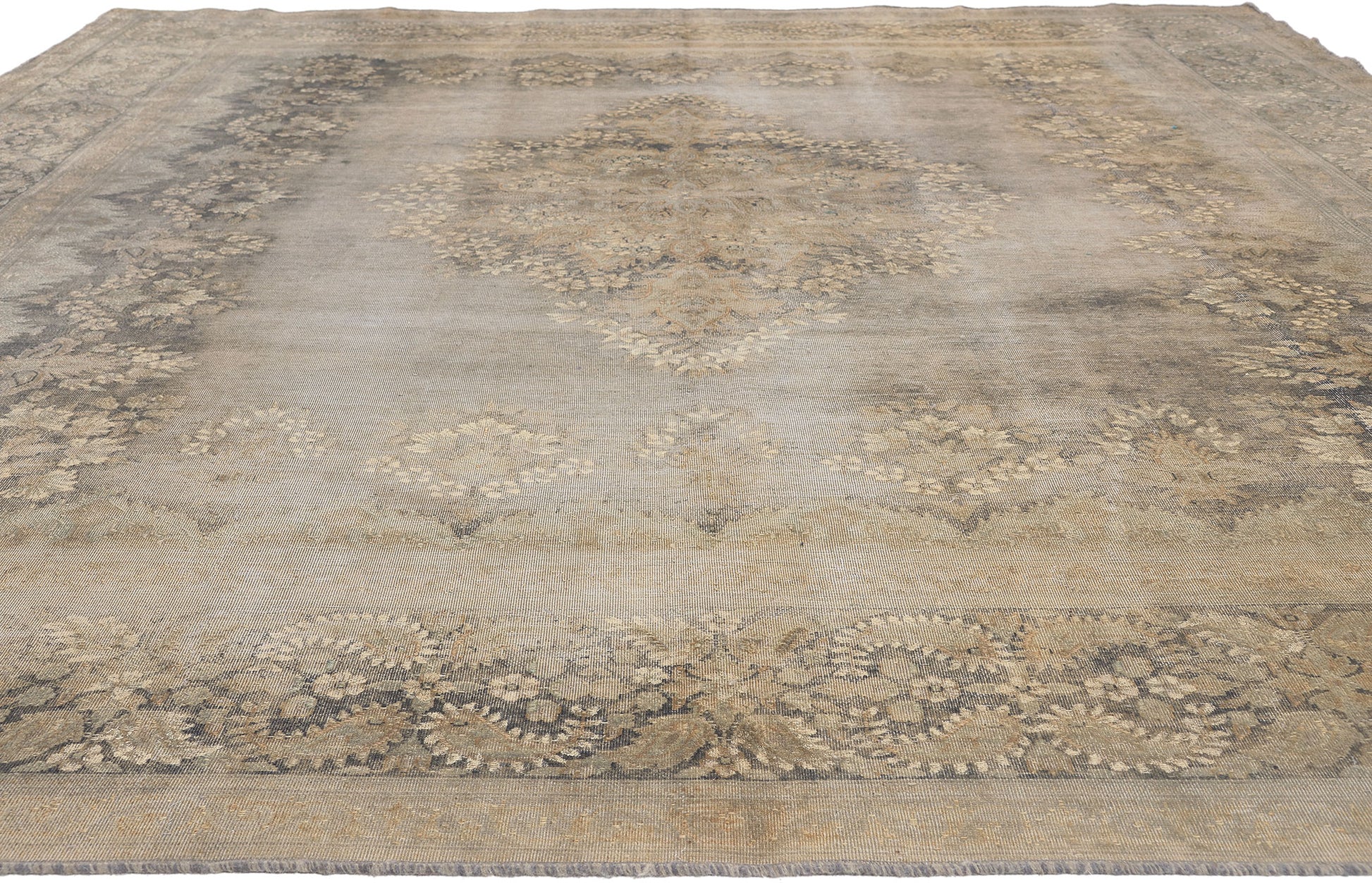 9 x 13 Vintage Turkish Overdyed Rug 60762