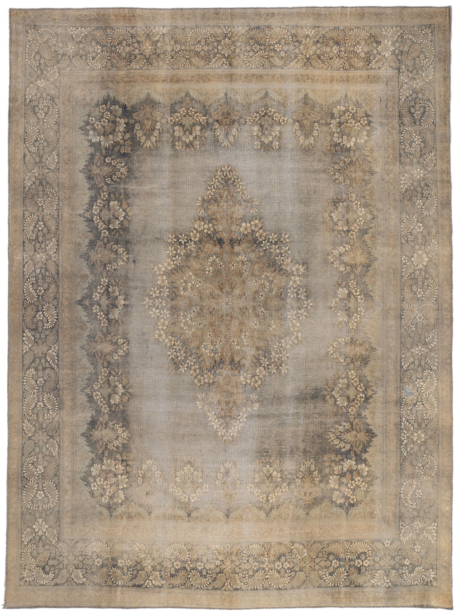 9 x 13 Vintage Turkish Overdyed Rug 60762