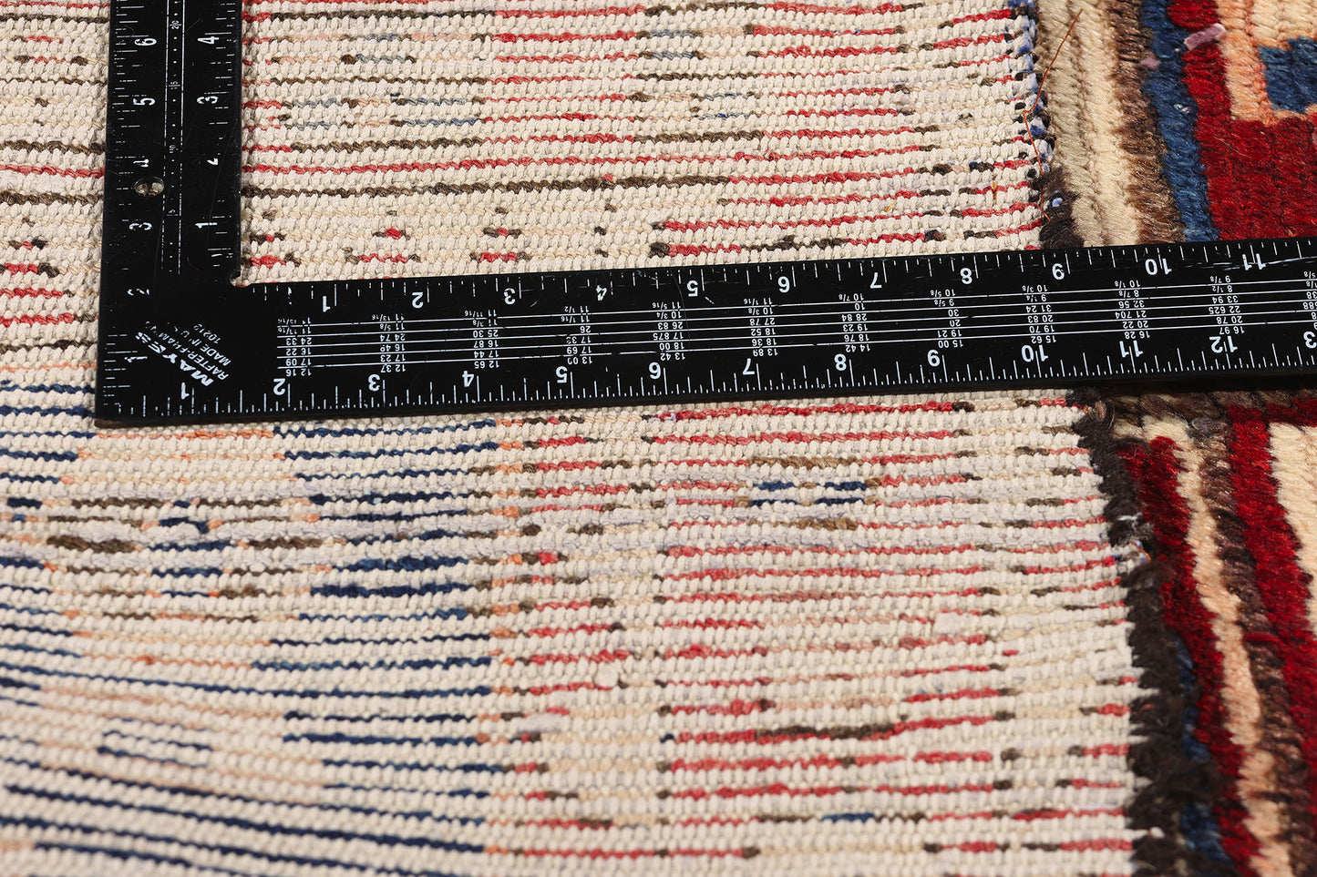 5 x 7 Vintage Persian Lori Checkerboard Rug 78873