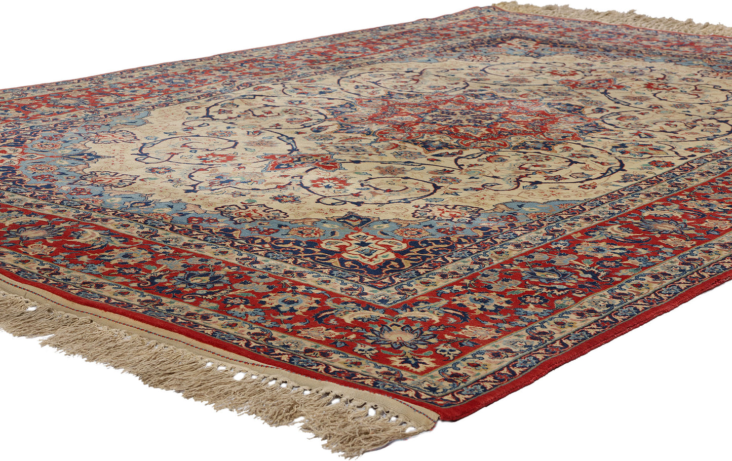 5 x 8 Vintage Persian Isfahan Rug 78721