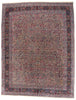 11 x 14 Vintage Persian Lavar Kerman Rug 90015
