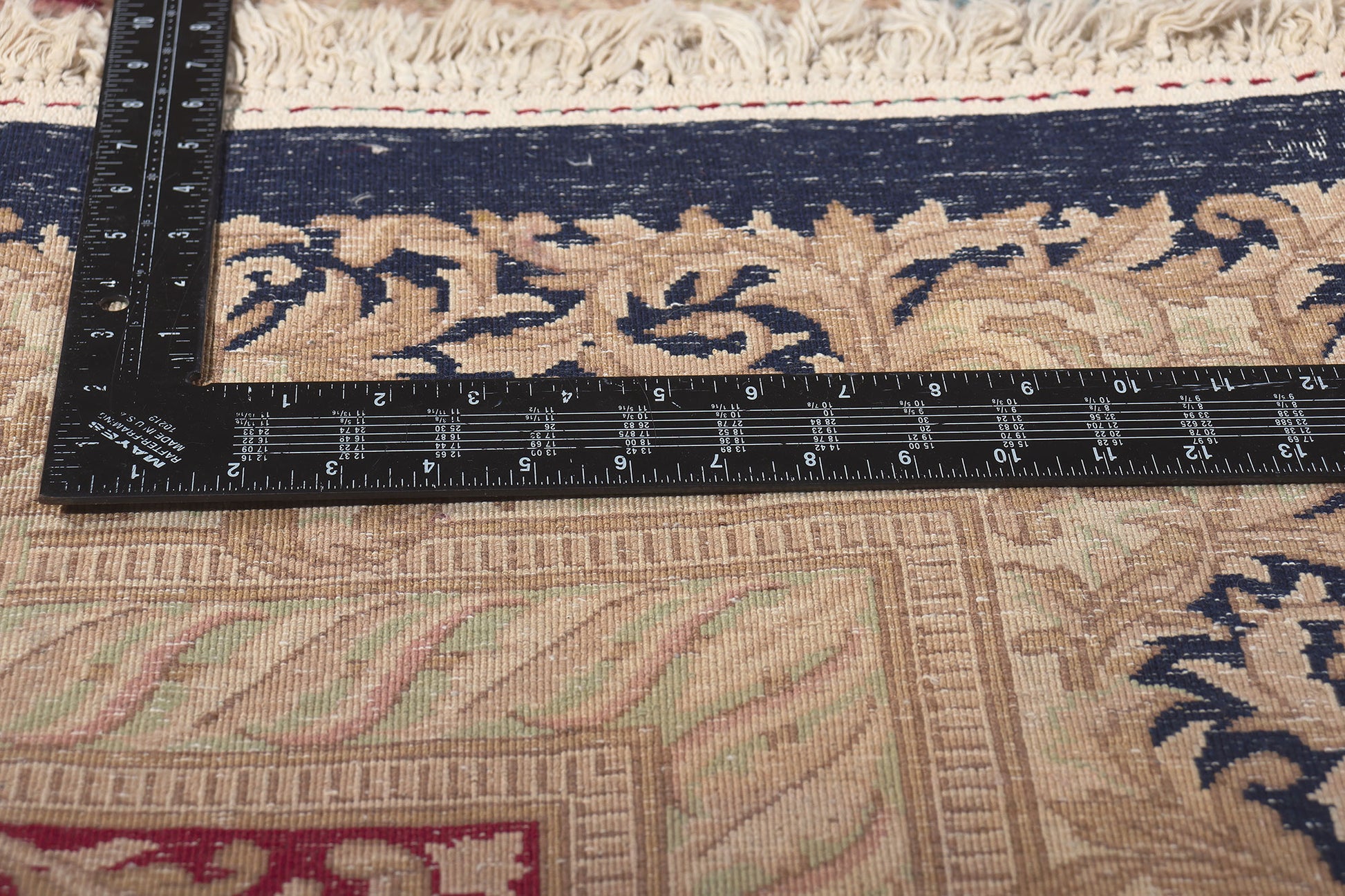 12 x 18 Vintage Persian Kerman Rug 78335
