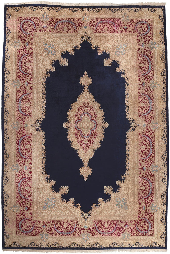 12 x 18 Vintage Persian Kerman Rug 78335