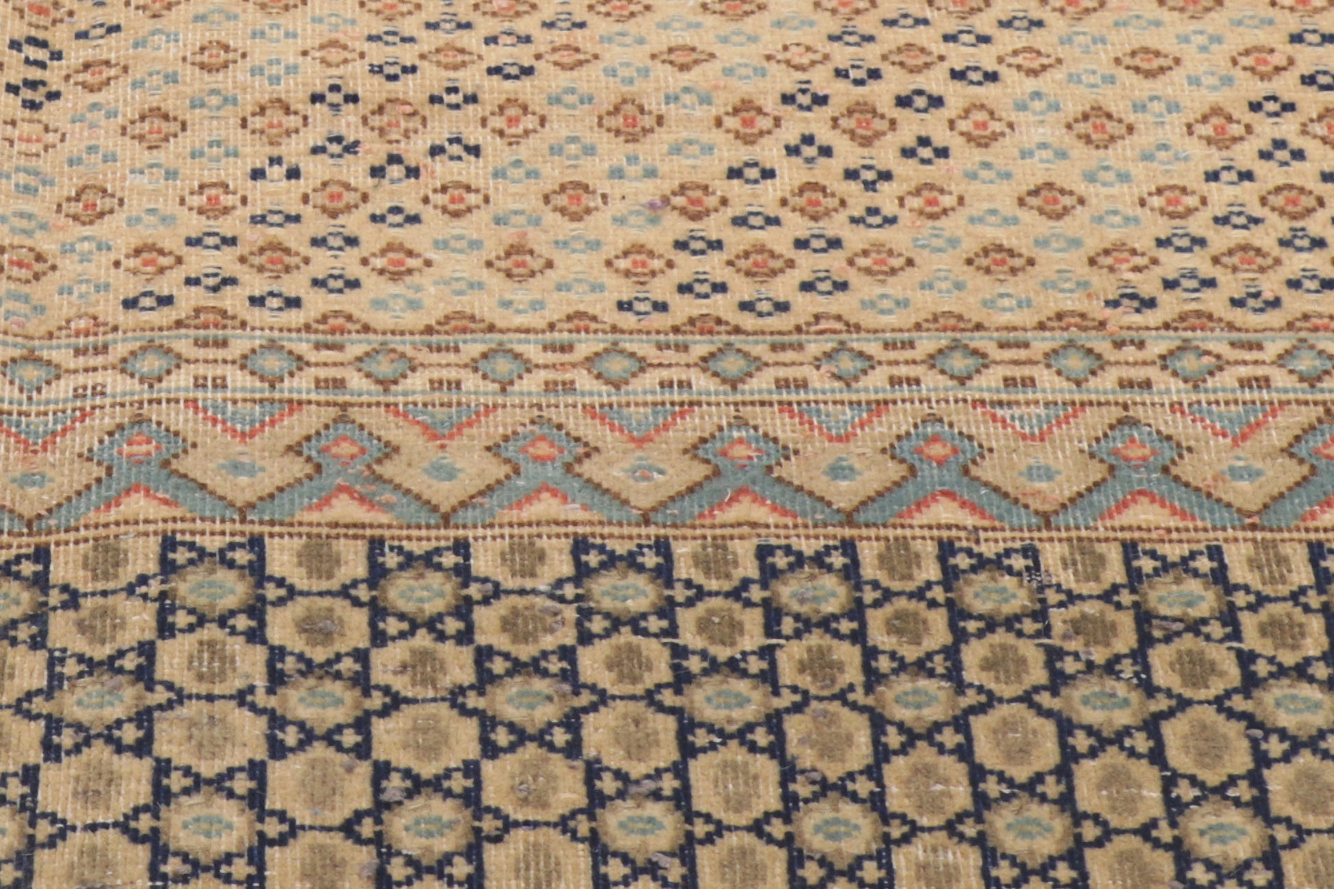 7 x 10 Vintage Persian Kerman Rug 53750