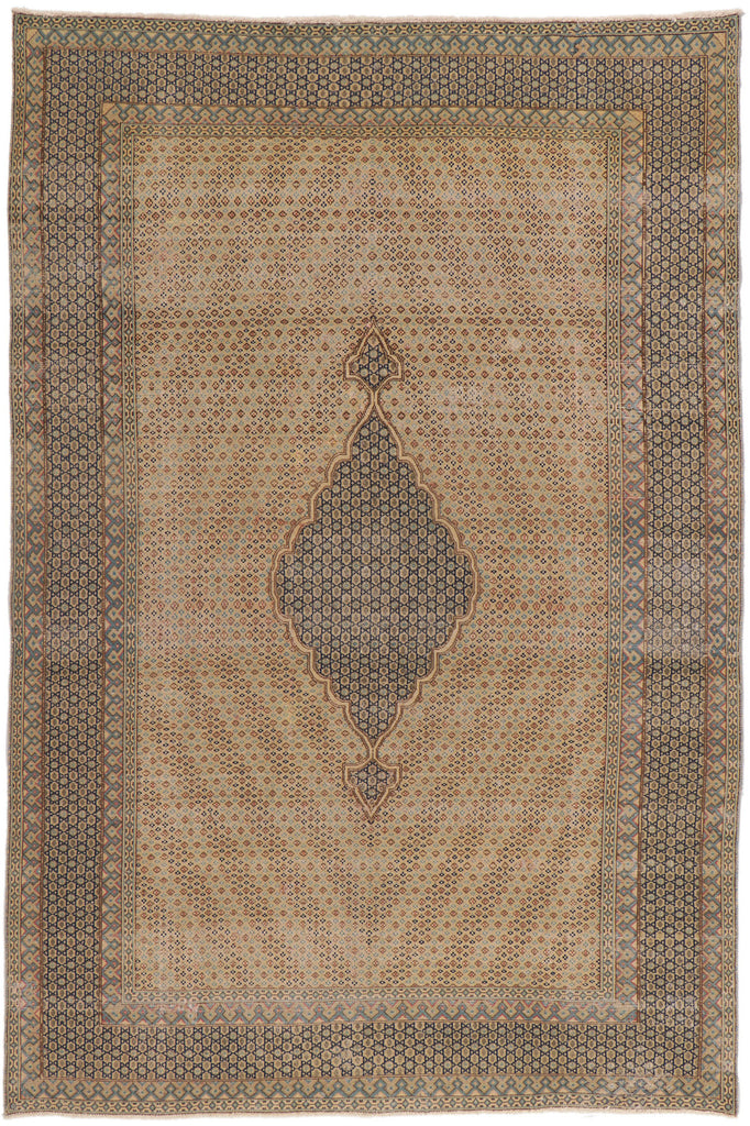 7 x 10 Vintage Persian Kerman Rug 53750