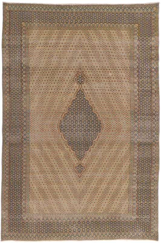 7 x 10 Vintage Persian Kerman Rug 53750