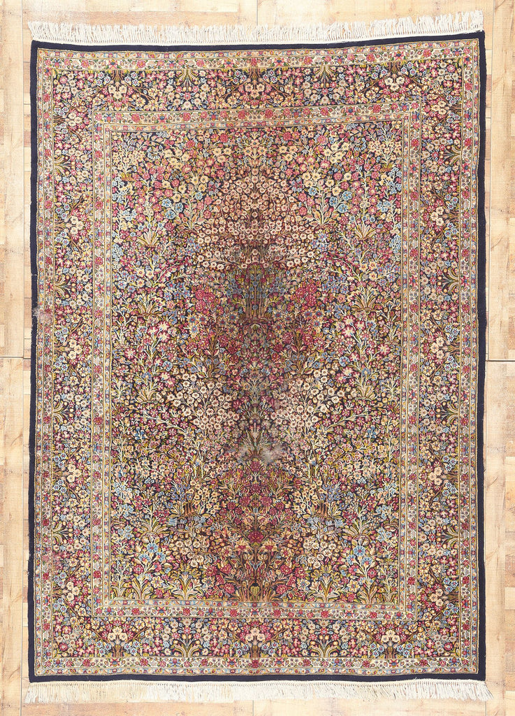 8 x 11 Vintage Persian Kerman Rug 78668