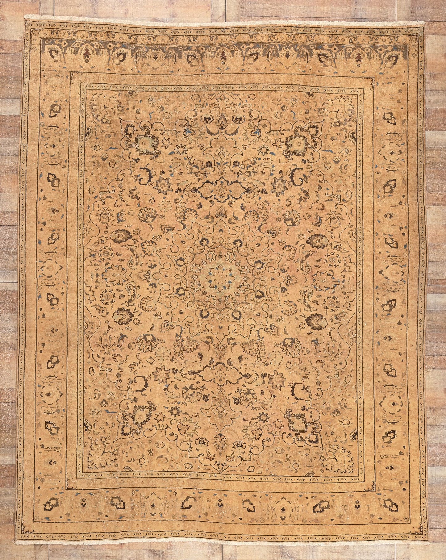 10 x 12 Vintage Persian Khorassan Rug 76445