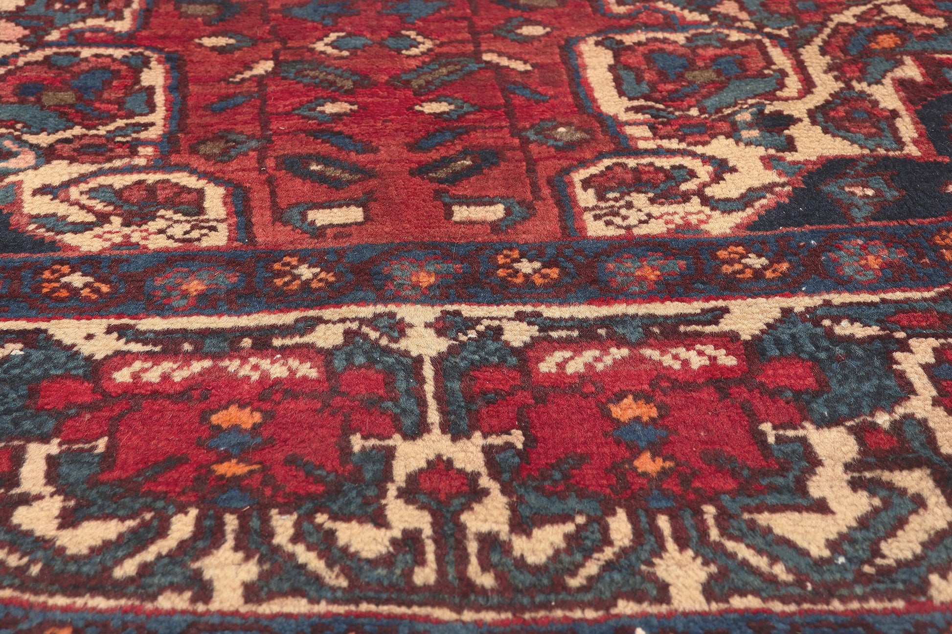 5 x 10 Vintage Persian Mahal Rug 74581