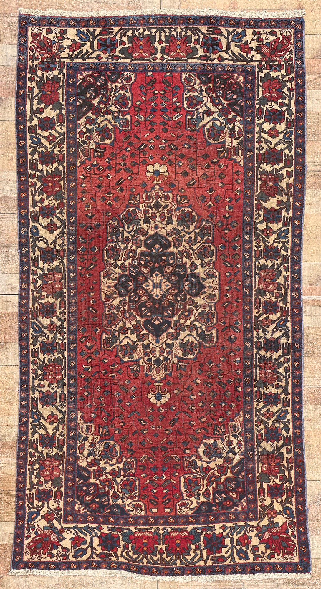 5 x 10 Vintage Persian Mahal Rug 74581